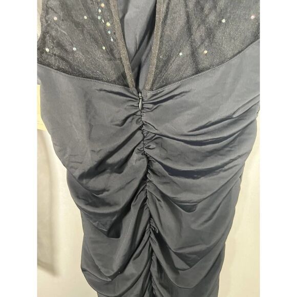 NWT Superdown Black Milla Sparkle‎ Long Sleeve Mini Dress Size Small​ - Picture 9 of 11